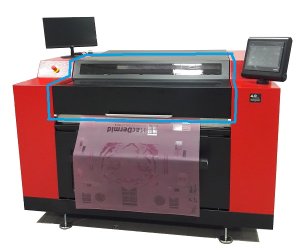 Front Lid frame with windows holes